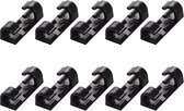 Kabel Organizer Clips (Zwart 20x) - Cable Organizer Clips (Black 20x) - Zelfklevende Kabel Organizer Clips