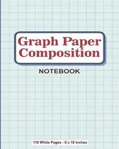 Graph Paper Composition Notebook 110 White Pages 8x10 inches