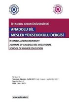 Istanbul Aydin University Journal of Anadolu Bil Vocational School of Higher Education