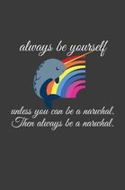 Always Be Yourself Unless You Can Be A Nawrhal Then Alwhays Be A Narwhal