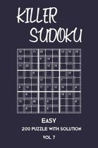 Killer Sudoku Easy 200 Puzzle With Solution Vol 7