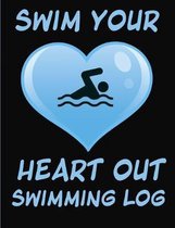 Swim Your Heart Out Swimming Log