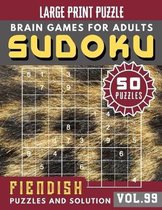 Sudoku for adults: Fiendish Sudoku - Sudoku Hard Quiz Books for Expert - Sudoku Maths Book for Adults & Seniors