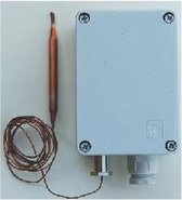 Industriële Thermostaat, Capillaire thermostaat type 2, sensor 125cm. Geen Wifi