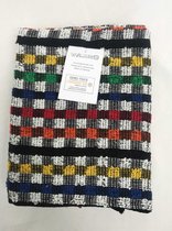 Theedoeken Gekleurde Blokken (set van 2) Wit