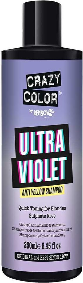 Crazy Color Renbow Shampoo UltraViolet antigiallo - I segreti per la  bellezza