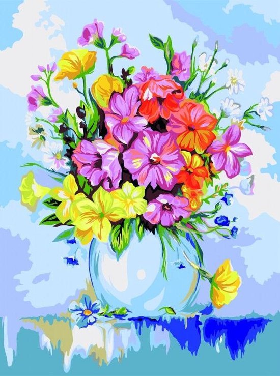 TISHIRON Schilderen op nummer voor volwassenen Kersenbloesem, Adult Paint by Numbers Kits Landschap, DIY Acrylverf op canvas Vis, Olieverf voor Home Wanddecoratie 40 x 50 cm (met lijst TISHIRON Schilderen op nummer voor volwassenen Kersenbloesem, Adult Paint by Numbers Kits Landschap, DIY Acrylverf op canvas Vis, Olieverf voor Home Wanddecoratie 40 x 50 cm (met lijst