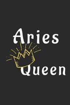 Aries Queen: Zodiac Horoscope Writer's Notebook Journal for Women Men Teens to Write In Gift