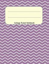 College Ruled Notebook: 8.5 x 11 Journal 100 Pages
