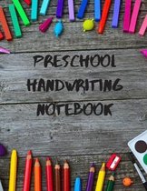 Preschool Handwriting Notebook: Colorful Pencils Primary School Practice Paper