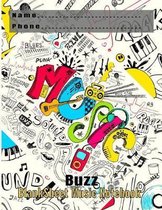Buzz BlankSheet Music Notebook