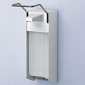Elleboog bedienbare Zeep & Handdesinfectie dispenser 500ML - zeepdispenser- elleboogdispenser - aluminium zeep pomp - hygiënisch desinfecterend - wandmodel (ook voor zeep)