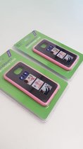 Telefoonhoesje anti-gravity roze Samsung Galaxy S6 2 stuks