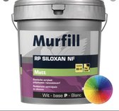 Mathys Murfill RP Siloxan NF- Kleur: Jet Black "9005"- Gevelverf-Facade-zeer matte elastische renovatiecoating voor buitenmuren op basis van acrylaten-siloxanen- 20L