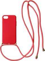 Soft case telefoonhoesje met koord red style iPhone 11