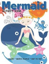 Mermaid Activity Book Age 4-12