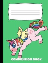Composition Book: Unicorn Composition Notebook Wide Ruled