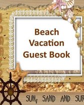 Beach Vacation Guest Book