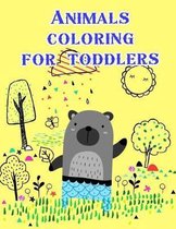Animals coloring for toddlers