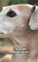 Azawakh Blank Journal