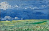 Korenveld onder onweerslucht, Vincent van Gogh - Foto op Forex - 45 x 30 cm