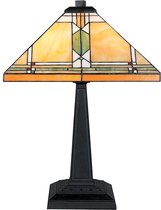 Tiffany Style Tafellamp - Lamp Art Nouveau - Glas in lood - 59,5 cm hoog