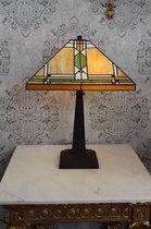 Klassieke Tiffany Design Lamp multicolor 59.5 cm Hoog.