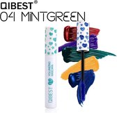 QIBEST® Volume Mascara |Hippe Kleuren | Muntgroen | Accentueer Uw Wimpers Met Een Zomerse Glamour | Accentueer Uw Natuurlijke Oogkleur | Waterproof