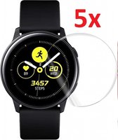 Screenprotector Geschikt Voor Galaxy Watch Active 2 40mm - Screen Protector Ultradun - Crystal Clear Display Beschermer Beschermfolie - Set Van 5 Stuks