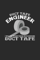 Duct Tape Engineer: 6x9 Engineers - grid - squared paper - notebook - notes