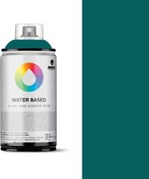 MTN Donker smaragdgroen waterbasis spuitverf - 300ml lage druk en matte afwerking