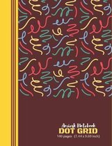 Amiesk Notebook - Dot Grid Notebook - 140 pages (7.44 x 9.69 inch)