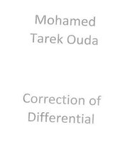 Correction of Differential
