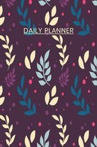Daily Planner: Trendy Undated 6 x 9, 120 pages, Planner ( Daily Planner, Weekly Planner, To-Do List, Organizer, Checklist Planner, Ta