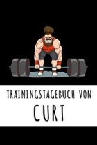 Trainingstagebuch von Curt: Personalisierter Tagesplaner für dein Fitness- und Krafttraining im Fitnessstudio oder Zuhause