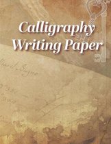 Calligraphy Writing Paper: Blank Lined Handwriting Practice Paper - 120 Sheet Pad