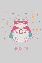 Supurr cat: Cute cat journal notebook with cat artwork inside cat journal notebook for cat owner and cat lover best gift for inter