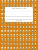 Skull Pattern - Composition Book