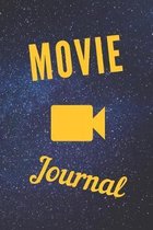 Movie journal: Movie journal Ticket stub logbook notebook