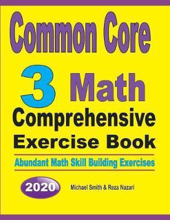 Common Core 3 Math Comprehensive Exercise Book - cover