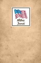 Military Journal: Lined Journal With Writing Prompts Pages Notebook Gift