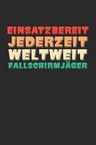 Fallschirmspringer Logbuch: ♦ Sprungbuch fur alle Skydiver und Fallschirmjager ♦ Vorlage fur uber 100 Sprunge ♦ handliches 6x9 Format ♦ Motiv