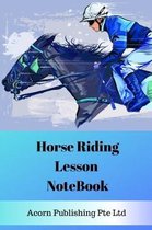 Horse Riding Lesson Notebook