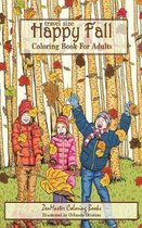 Travel Size Happy Fall Coloring Book for Adults