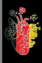 Heart Germany: Nature Gift For Germans (6''x9'') Dot Grid Notebook To Write In