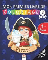 Mon premier livre de coloriage - Pirate 1 - Edition nuit