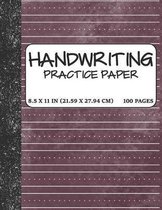 Handwriting Practice Paper: Dotted Mid-lines Uppercase and Lowercase Writing Sheets Notebook For Kids (Kindergarten To 3rd Grade Students)