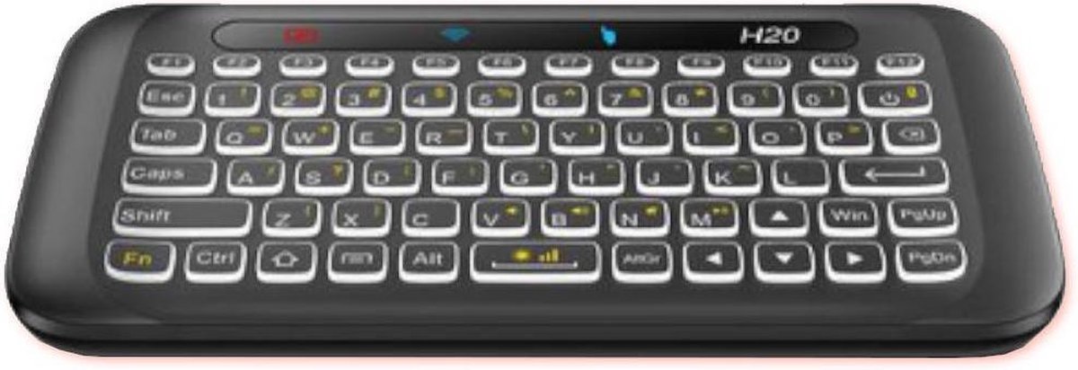 H20 Mini Toetsenbord met Touchpad | Voor Android TV Box, Projector, Raspberry Pi | PS4 en meer