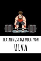 Trainingstagebuch von Ulva: Personalisierter Tagesplaner f�r dein Fitness- und Krafttraining im Fitnessstudio oder Zuhause