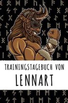 Trainingstagebuch von Lennart: Personalisierter Tagesplaner für dein Fitness- und Krafttraining im Fitnessstudio oder Zuhause